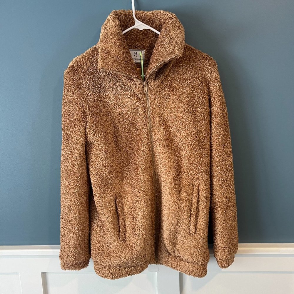 Dudley Stephens Brooklyn Bomber Brushed Fleece, Camel